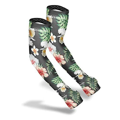Gardening Arm Sleeves|UV Cooling Protective Sleeve Women & Men|Anti-Scratch Cover Sun UPF Outdoor Protection - Black - S/M