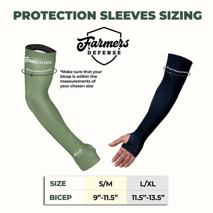 Gardening Arm Sleeves|UV Cooling Protective Sleeve Women & Men|Anti-Scratch Cover Sun UPF Outdoor Protection - Black - S/M