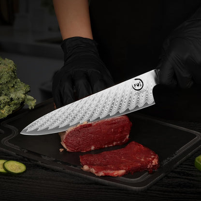 5 Inch Kitchen Utility Knife, Damascus Paring Knife Japanese VG10 Steel | 66-Layers Damascus Fruit Knife, Ultra Sharp Blade, Ergonomic Blue Resin Handle, Unique Gift for Men Women Cooking Enthusiasts