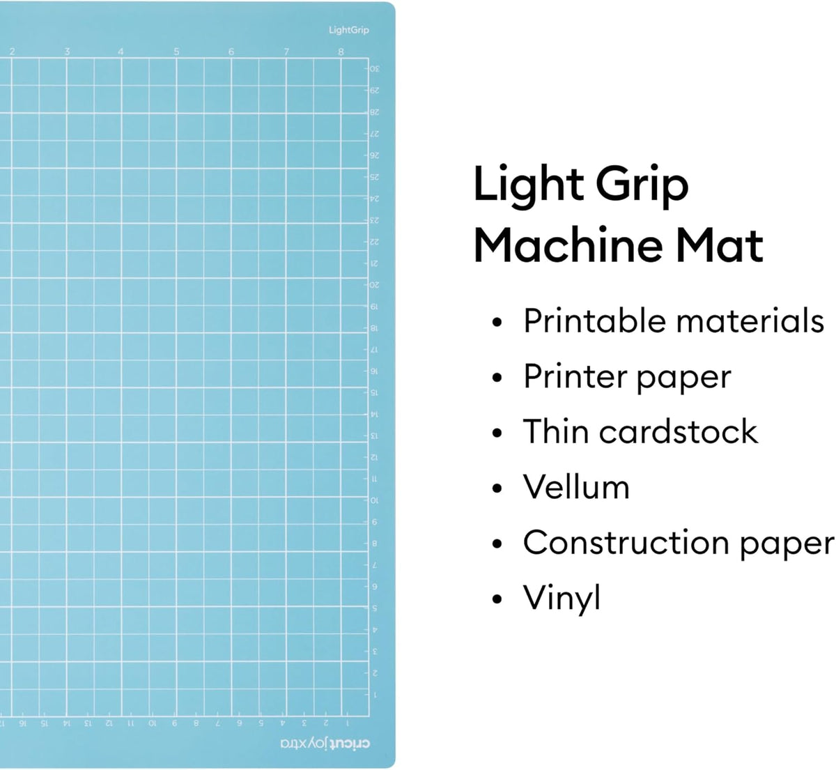 Mat Variety Pack (4 Count, 8.5in x 12in) | For Joy Xtra Machine - Includes 2 StandardGrip & 2 LightGrip