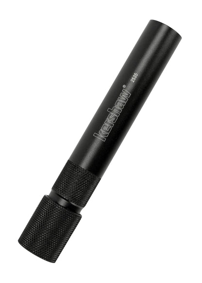 Kershaw 9" Ultra-Tek Sharpener, 600-Grit Diamond-Coated Oval Shaft, Portable Knife Sharpener, Compact Design, Handheld Sharpening Tool for EDC, Outdoor, and Pocket Knives