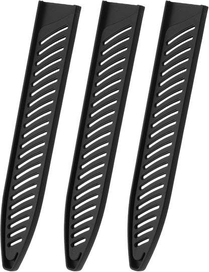 Knife Cover Sleeves Blade Edge Guards for 9.5" Carving Knife Protector Universal Blade Sheath for Kitchen, Black