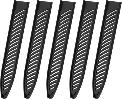 Knife Cover Sleeves Blade Edge Guards for 9.5" Carving Knife Protector Universal Blade Sheath for Kitchen, Black