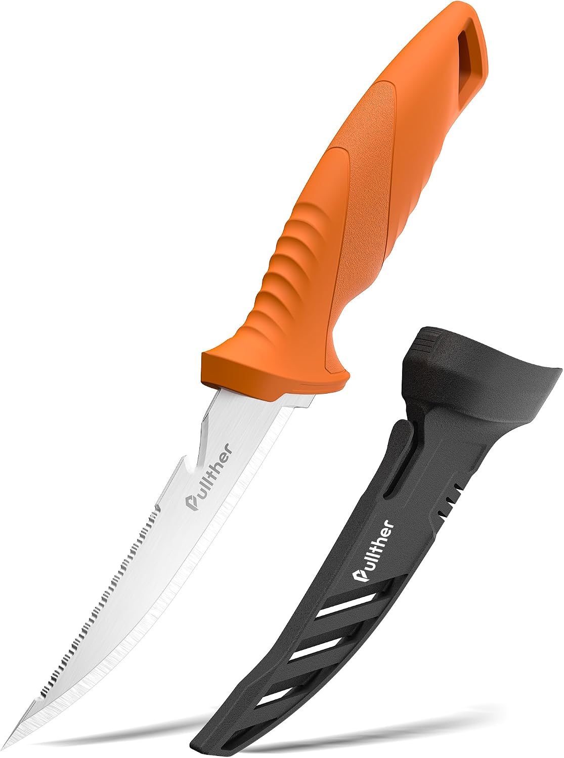 9 Inch Fillet Knife for fish,Stainless Steel Filet Knives with Non-Slip Handle,Fishing Gear with Protective Sheath