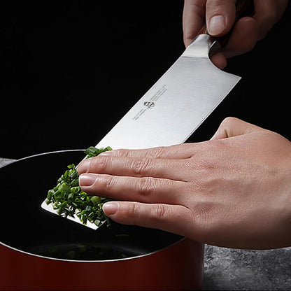 Cheese Knife, Tomato Knife 5.5" Serrated Blade, High Carbon German Steel, Mutil-Use Non Stick Design, Pakkawood Handle - Fiery Phoenix Series
