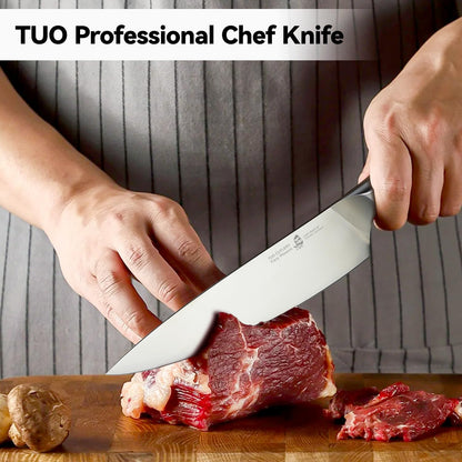 Cheese Knife, Tomato Knife 5.5" Serrated Blade, High Carbon German Steel, Mutil-Use Non Stick Design, Pakkawood Handle - Fiery Phoenix Series
