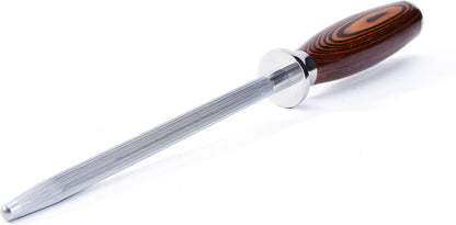 Cheese Knife, Tomato Knife 5.5" Serrated Blade, High Carbon German Steel, Mutil-Use Non Stick Design, Pakkawood Handle - Fiery Phoenix Series