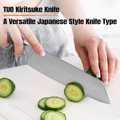Cheese Knife, Tomato Knife 5.5" Serrated Blade, High Carbon German Steel, Mutil-Use Non Stick Design, Pakkawood Handle - Fiery Phoenix Series
