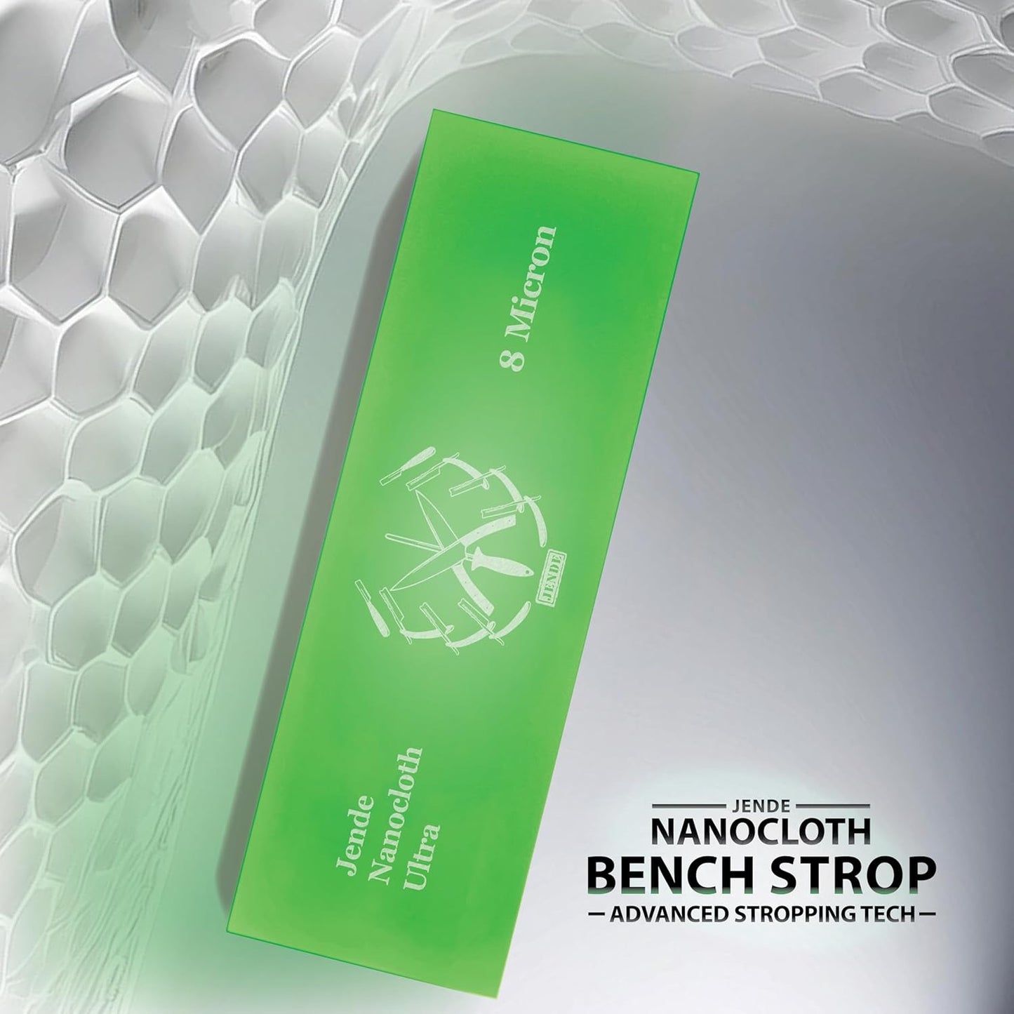 Nanocloth 8 Micron Knife Strop 210x70mm(unloaded)-Premium Ultra bench knife Strop for Diamond Emulsions