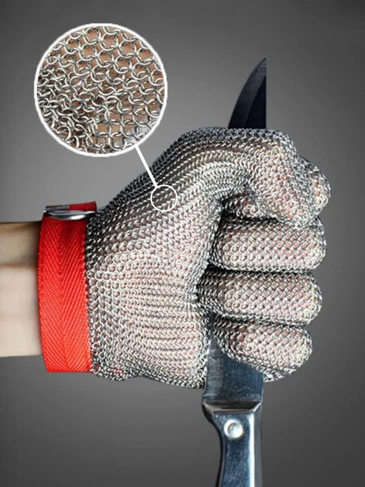 stainless steel gloves, cutting resistant gloves, 304 stainless steel wire, anti cutting gloves