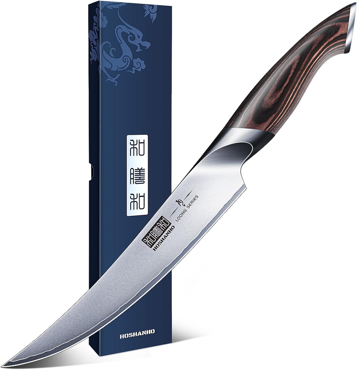 Boning Knife 6 Inch, Ultra Sharp Japanese Fillet Knife for Fish | Professional High Carbon Stainless Steel Sharp Kitchen Filleting Knives for Meat Cutting, Ergonomic Handle, Gift for Chefs
