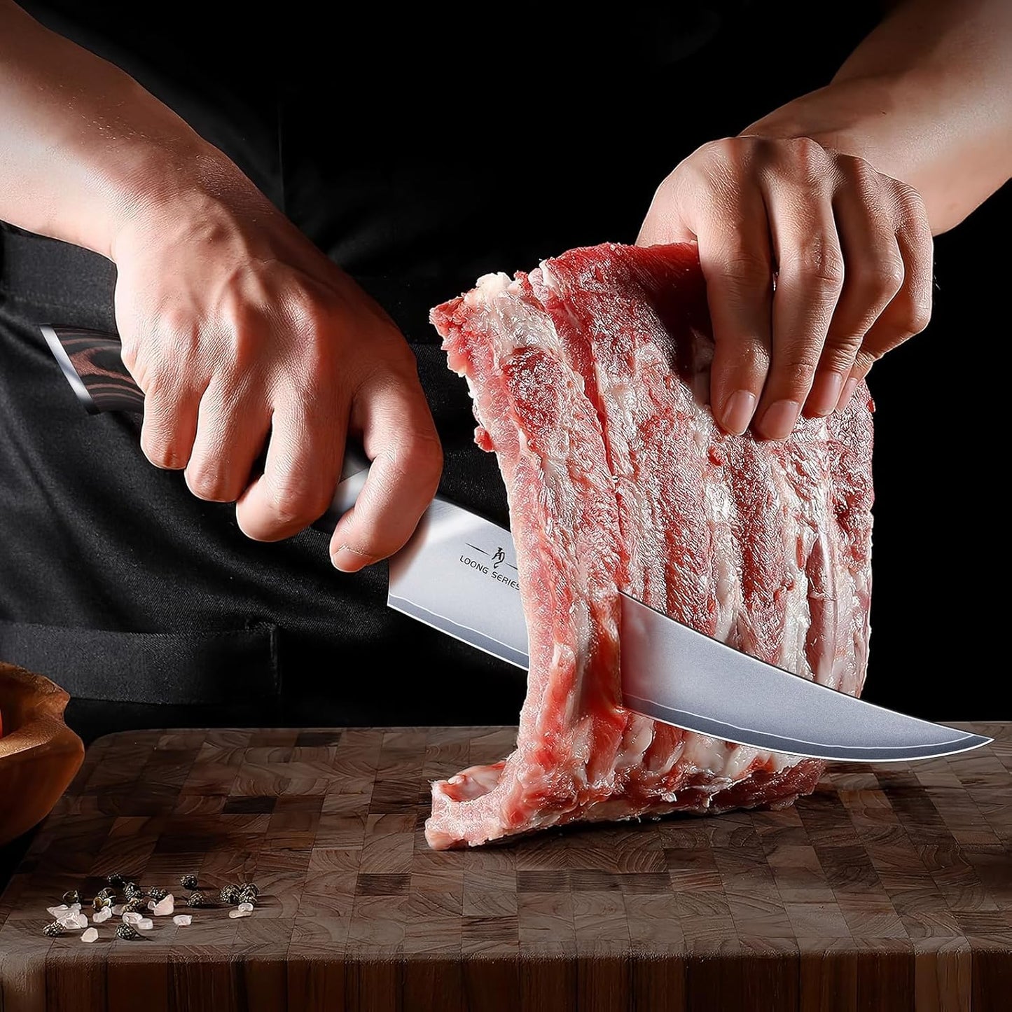 Boning Knife 6 Inch, Ultra Sharp Japanese Fillet Knife for Fish | Professional High Carbon Stainless Steel Sharp Kitchen Filleting Knives for Meat Cutting, Ergonomic Handle, Gift for Chefs