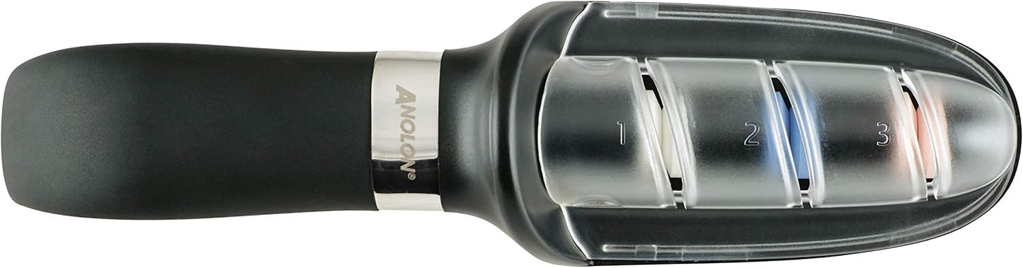 47998 AlwaysSharp Kitchen Universal Knife Sharpening for Straight Blade Knives, 9 Inch, Black