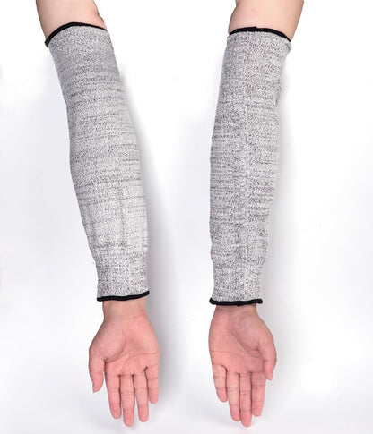 Cut Resistant Arm Sleeves Level 5 Arm Protection Sleeves Grey Gardening Sleeves for Women Men