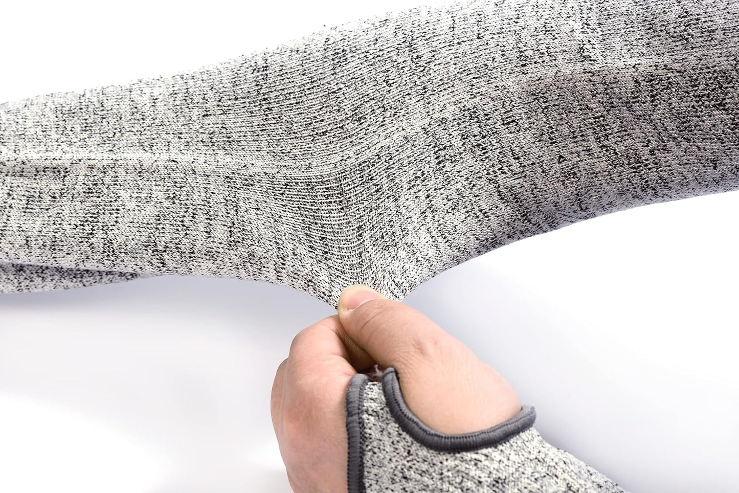 Cut Resistant Arm Sleeves Level 5 Arm Protection Sleeves Grey Gardening Sleeves for Women Men
