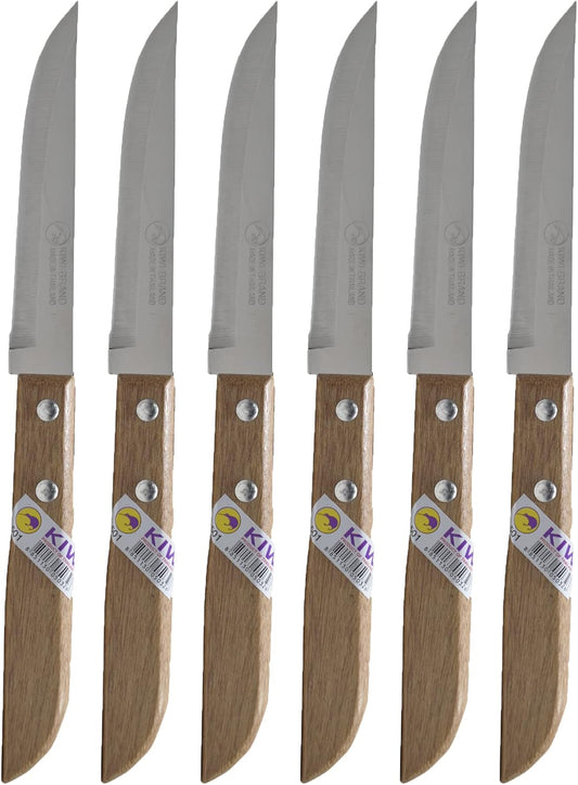 Thai Kitchen Steak Knives Stainless Steel Knives 501 6 Pcs per Set