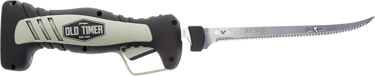 Electric Fillet Knife with Rechargeable Battery, 8" Blade, High Carbon Stainless Steel, For Fishing, Filleting, and Outdoors