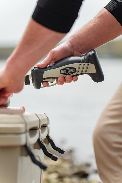 Electric Fillet Knife with Rechargeable Battery, 8" Blade, High Carbon Stainless Steel, For Fishing, Filleting, and Outdoors