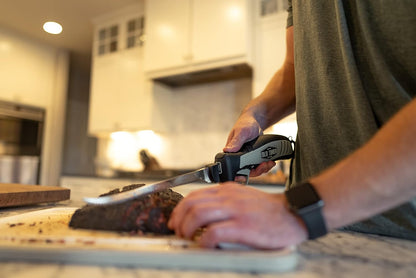 Electric Fillet Knife with Rechargeable Battery, 8" Blade, High Carbon Stainless Steel, For Fishing, Filleting, and Outdoors
