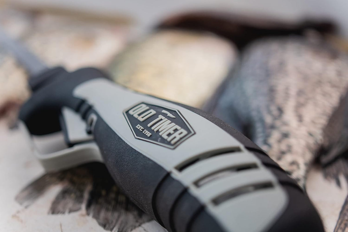 Electric Fillet Knife with Rechargeable Battery, 8" Blade, High Carbon Stainless Steel, For Fishing, Filleting, and Outdoors