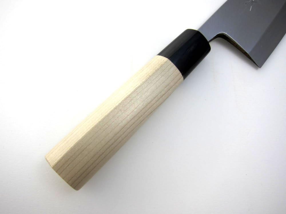 .com Sakai Ajimasa, Genuine Sakai-Manufactured, 6.5" (165mm) Kasumi White Steel Deba Knife