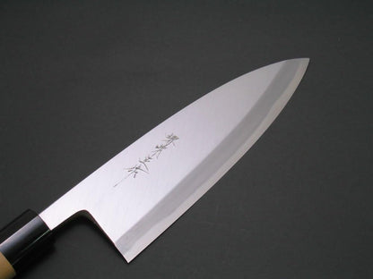 .com Sakai Ajimasa, Genuine Sakai-Manufactured, 6.5" (165mm) Kasumi White Steel Deba Knife