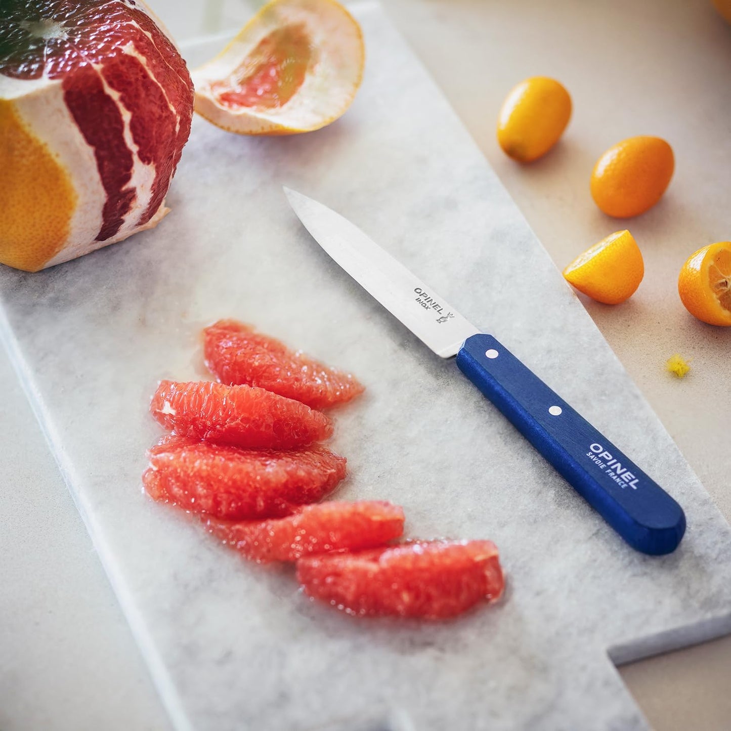 Les Essentials 4 Piece Kitchen Prep Knife Set, Wood Handles (Primo)