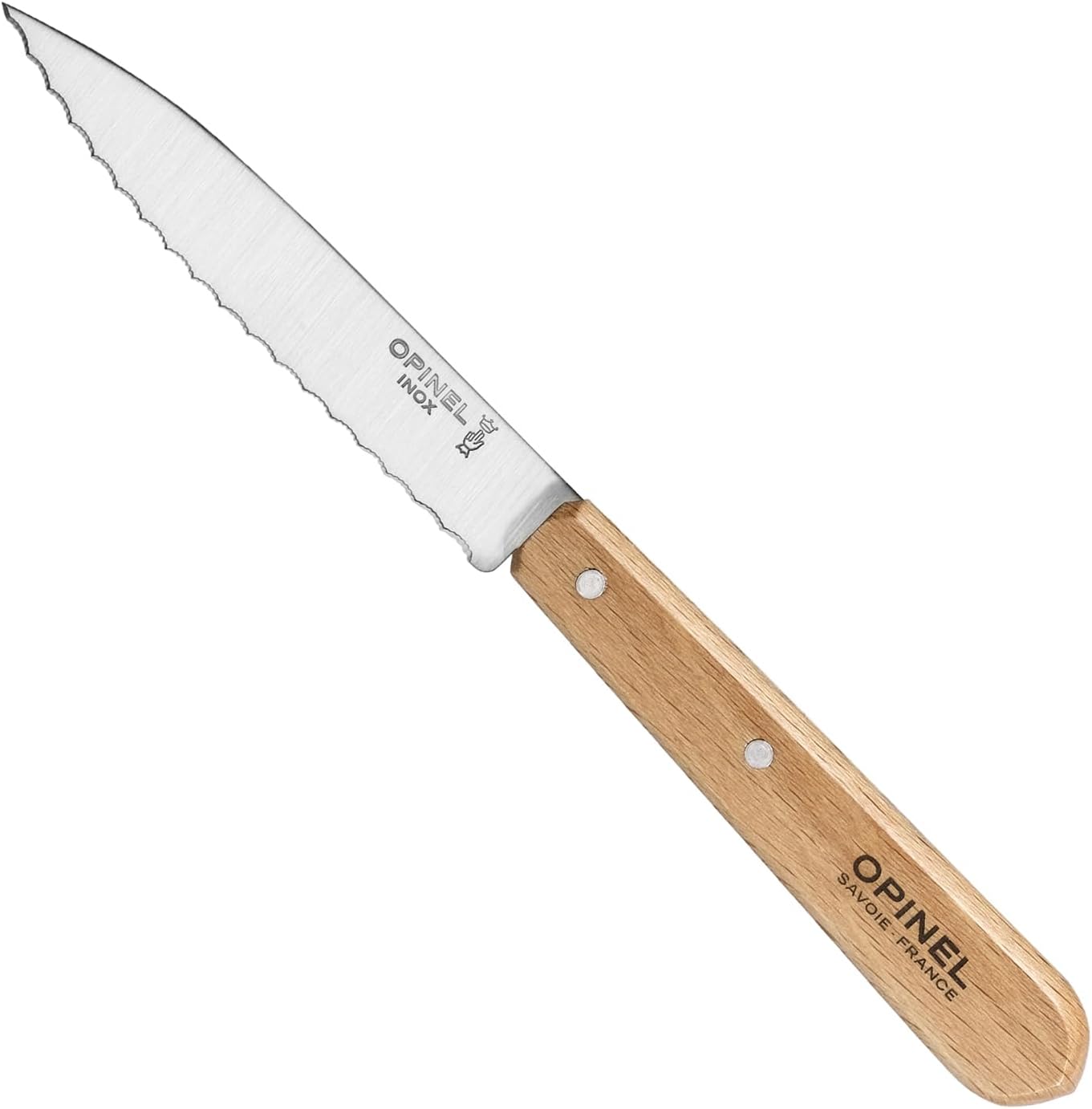Les Essentials 4 Piece Kitchen Prep Knife Set, Wood Handles (Primo)