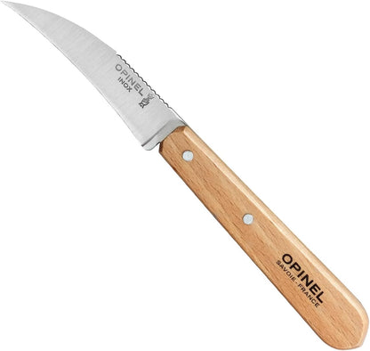 Les Essentials 4 Piece Kitchen Prep Knife Set, Wood Handles (Primo)