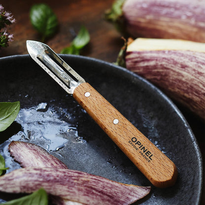 Les Essentials 4 Piece Kitchen Prep Knife Set, Wood Handles (Primo)