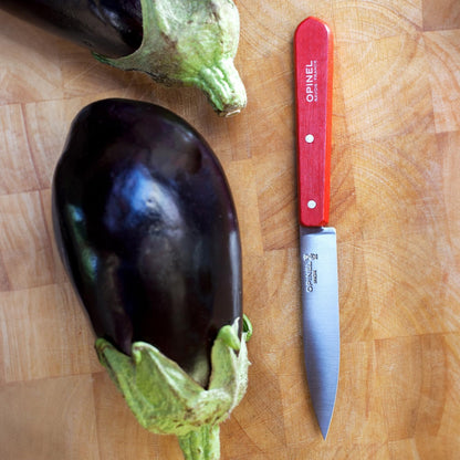 Les Essentials 4 Piece Kitchen Prep Knife Set, Wood Handles (Primo)