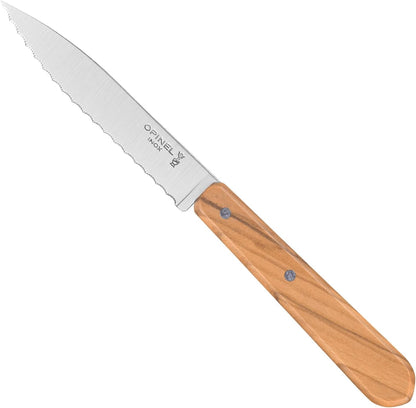 Les Essentials 4 Piece Kitchen Prep Knife Set, Wood Handles (Primo)