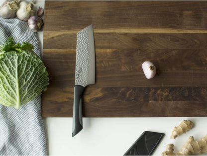 Luna Asian Utility Knife 6.5", Narrow, Straight-Bladed Kitchen Knife Perfect for Precise Cuts, Ideal for Preparing Stir Fry, Hand-Sharpened Japanese Knife