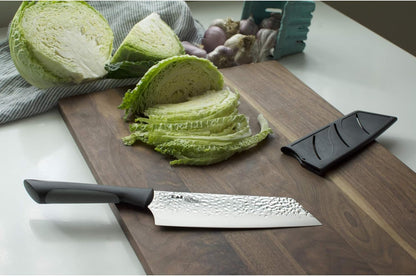 Luna Asian Utility Knife 6.5", Narrow, Straight-Bladed Kitchen Knife Perfect for Precise Cuts, Ideal for Preparing Stir Fry, Hand-Sharpened Japanese Knife