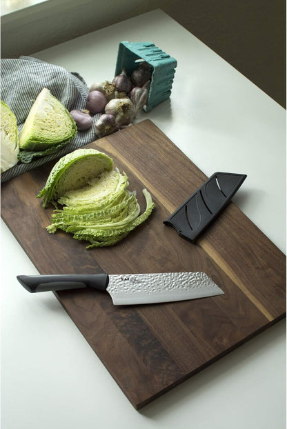 Luna Asian Utility Knife 6.5", Narrow, Straight-Bladed Kitchen Knife Perfect for Precise Cuts, Ideal for Preparing Stir Fry, Hand-Sharpened Japanese Knife