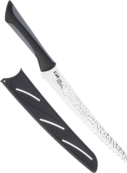 Luna Asian Utility Knife 6.5", Narrow, Straight-Bladed Kitchen Knife Perfect for Precise Cuts, Ideal for Preparing Stir Fry, Hand-Sharpened Japanese Knife