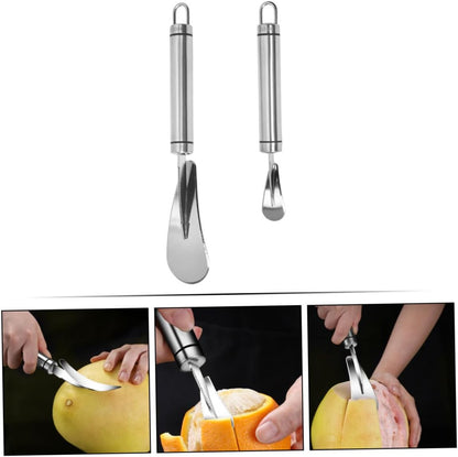 2Pcs Citrus Peeler Orange Opener Grapefruit Knife Home Fruit Peelers for Effortless Peeling Kitchen Use
