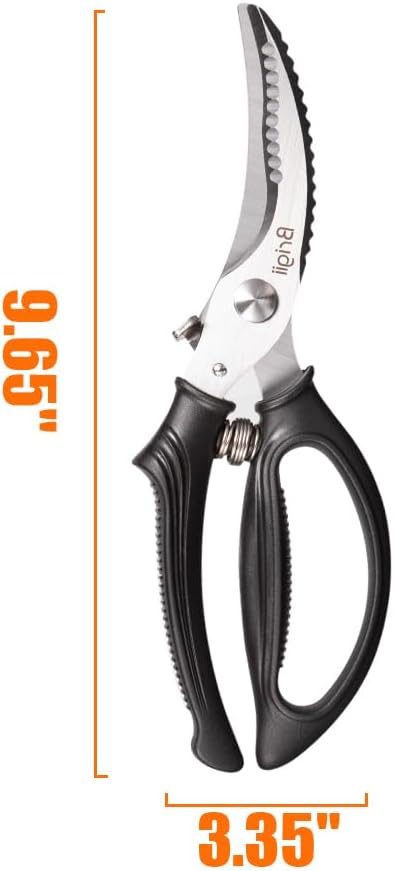 Kitchen Shears, Heavy Duty Poultry Shears, Stainless Steel Scissors