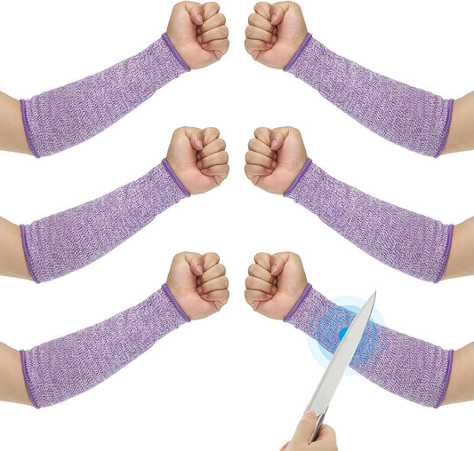Cut Resistant Sleeve Arm Safety Protectors Sleeves Forearm Sleeve HPPE Level 5 Protection