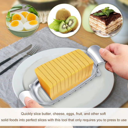 Stainless Steel Cheese Cutter and Butter Slicer