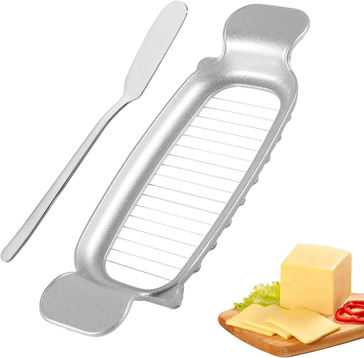 Stainless Steel Cheese Cutter and Butter Slicer