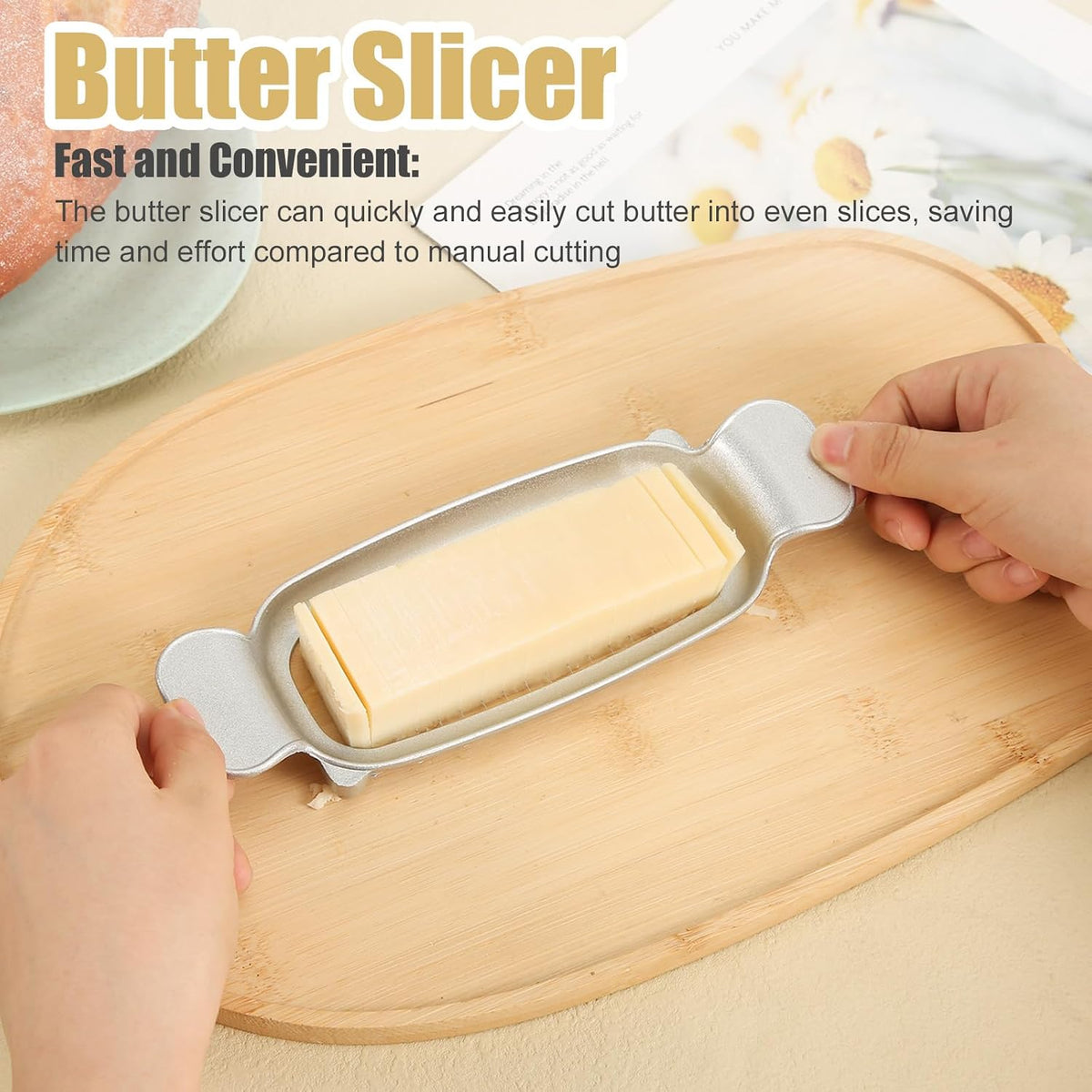 Stainless Steel Cheese Cutter and Butter Slicer