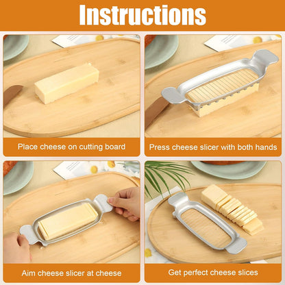 Stainless Steel Cheese Cutter and Butter Slicer