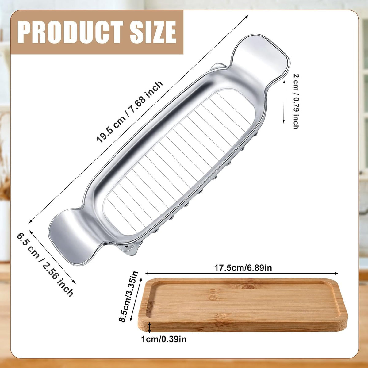 Stainless Steel Cheese Cutter and Butter Slicer