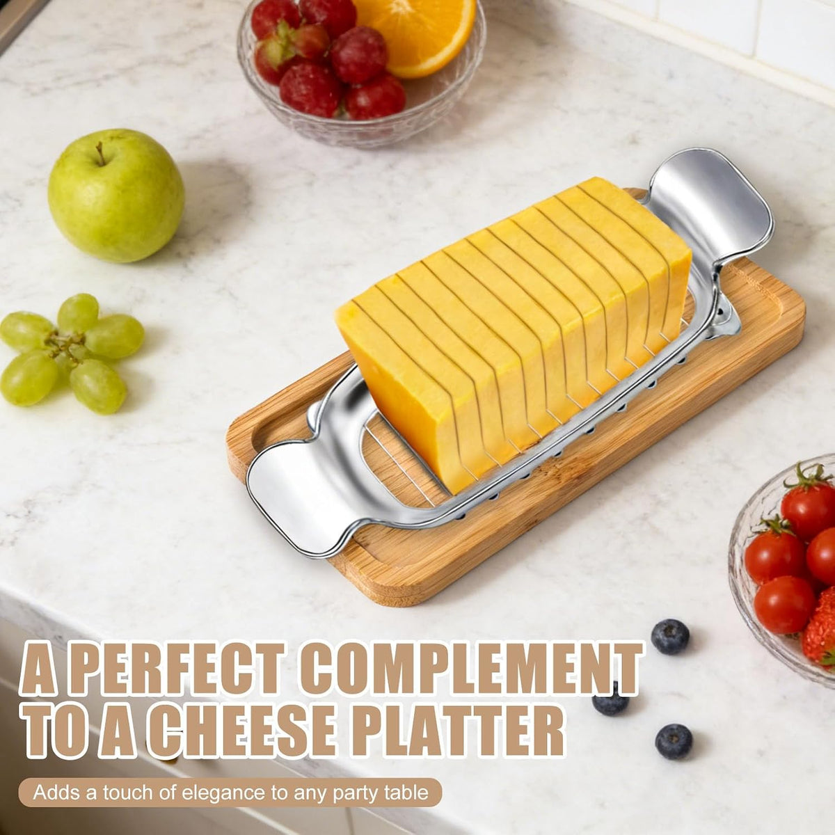 Stainless Steel Cheese Cutter and Butter Slicer