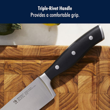 Forged Accent Razor-Sharp 8-inch Chef's Knife, Black, German Engineered Informed by 100+ Years of Mastery