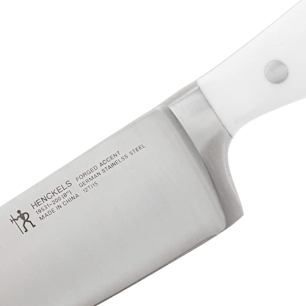 Forged Accent Razor-Sharp 8-inch Chef's Knife, Black, German Engineered Informed by 100+ Years of Mastery