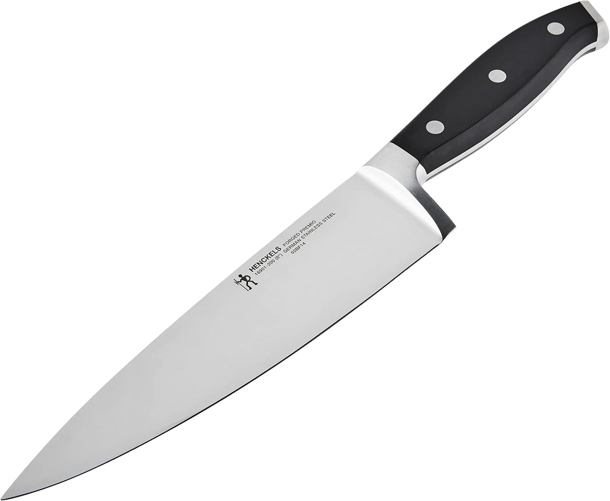 Forged Accent Razor-Sharp 8-inch Chef's Knife, Black, German Engineered Informed by 100+ Years of Mastery