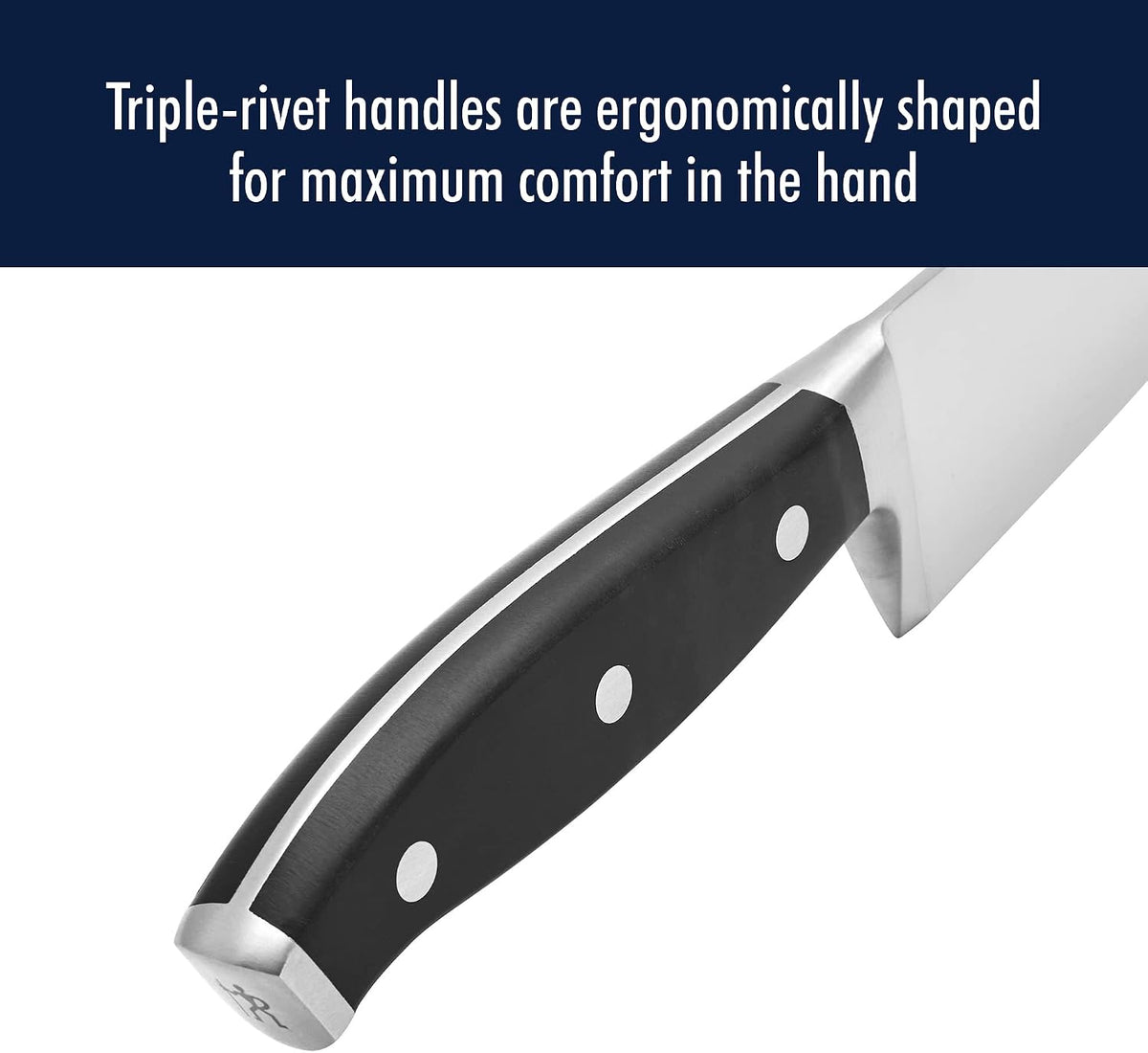 Forged Accent Razor-Sharp 8-inch Chef's Knife, Black, German Engineered Informed by 100+ Years of Mastery