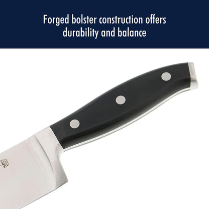Forged Accent Razor-Sharp 8-inch Chef's Knife, Black, German Engineered Informed by 100+ Years of Mastery